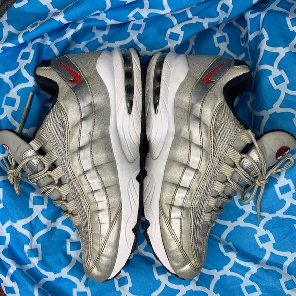 Nike Air Max 95 Womens size 8.5 Silver bullet QS cool grey platinum rare wmns og - Picture 7 of 15